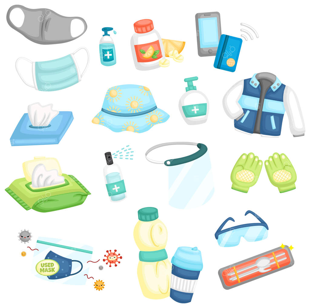 یک مجموعه از آیتم‌های ضروری برای وضعیت عادی جدید