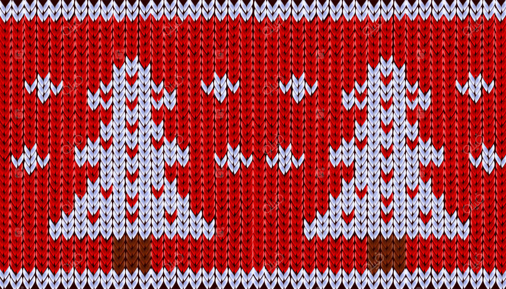 حاشیه بی‌پایان بافتنی کریسمس - طرح ژاکت زمستانی سبک نوردیک