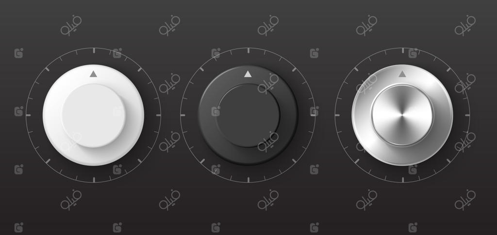 تنظیم دکمه تنظیمات