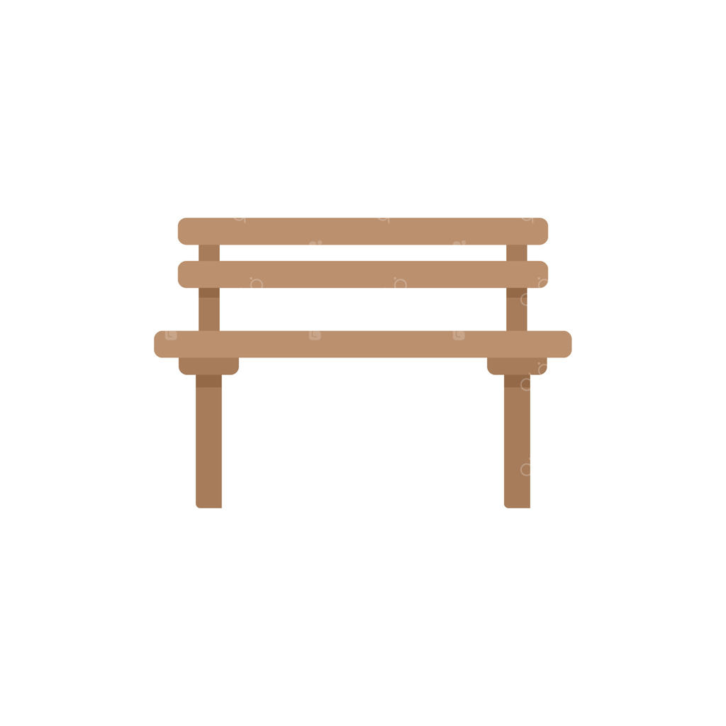 نیمکت چوبی برای استراحت و آرامش در پارک یا باغ