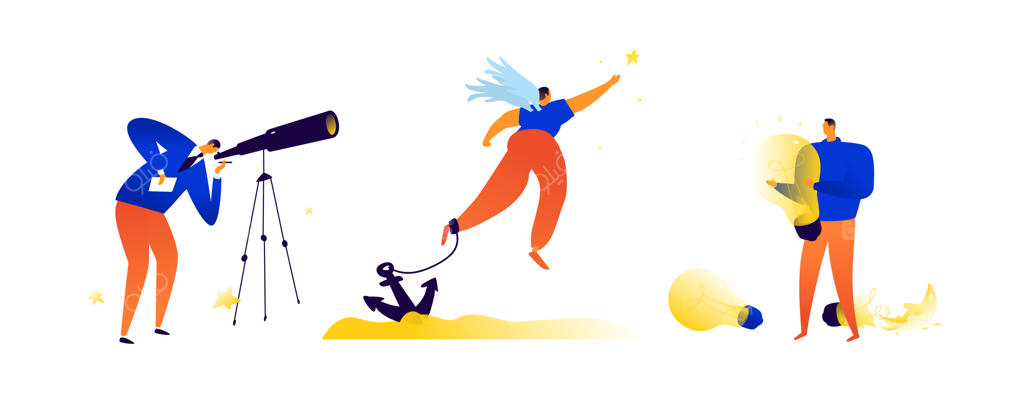 تصویرسازی‌هایی با موضوع کسب و کار