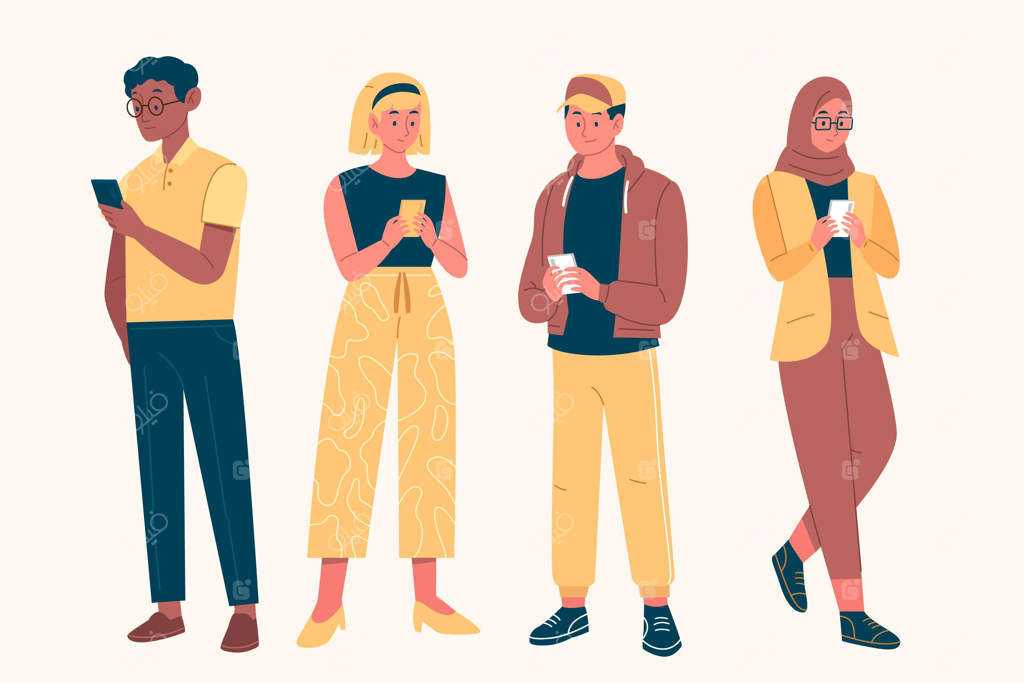 جوانان معتاد به گوشی‌های هوشمند