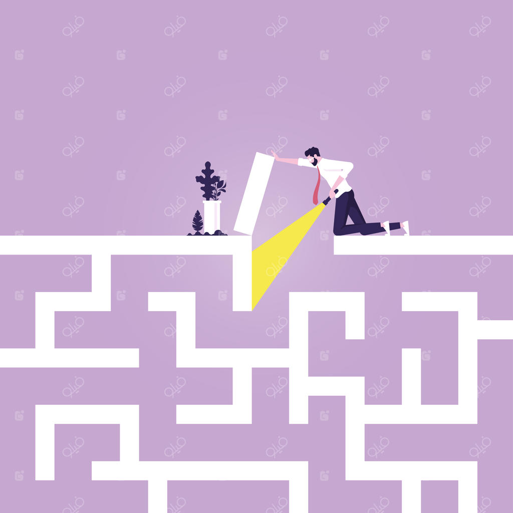 بازرگان به دنبال راهی در هزارتو، سفری دشوار برای حل مشکلات آغاز می‌کند