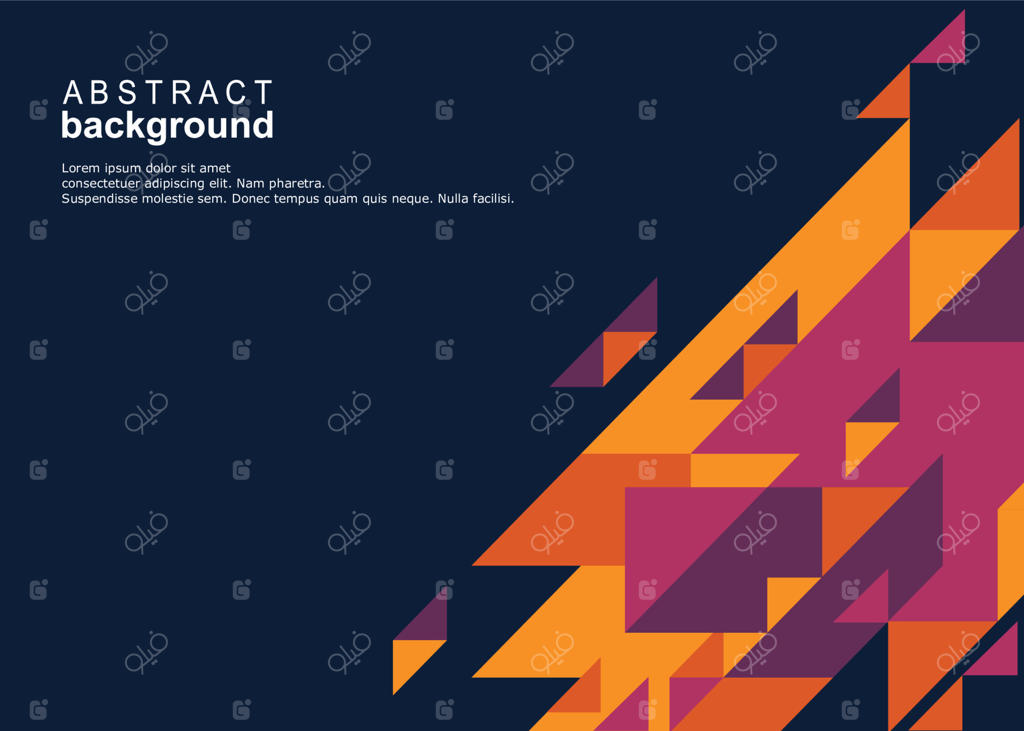 طراحی پس‌زمینه انتزاعی