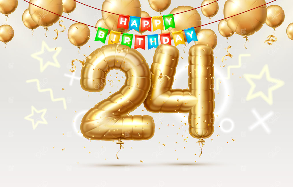 تولد مبارک با بادکنک‌های عددی سالگرد تولد...