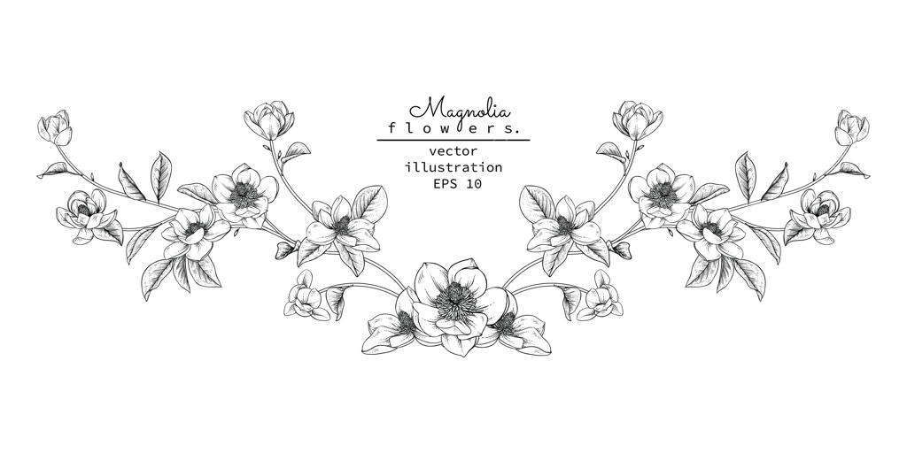 عنصر طراحی گل برای سربرگ