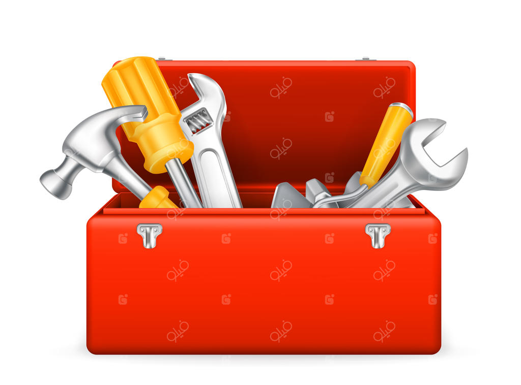 انبار ابزار، کیت ابزار، جعبه ابزار، ست آچار، آیکون