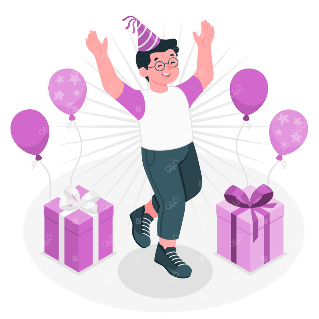 تصویر مفهومی پسر تولدی