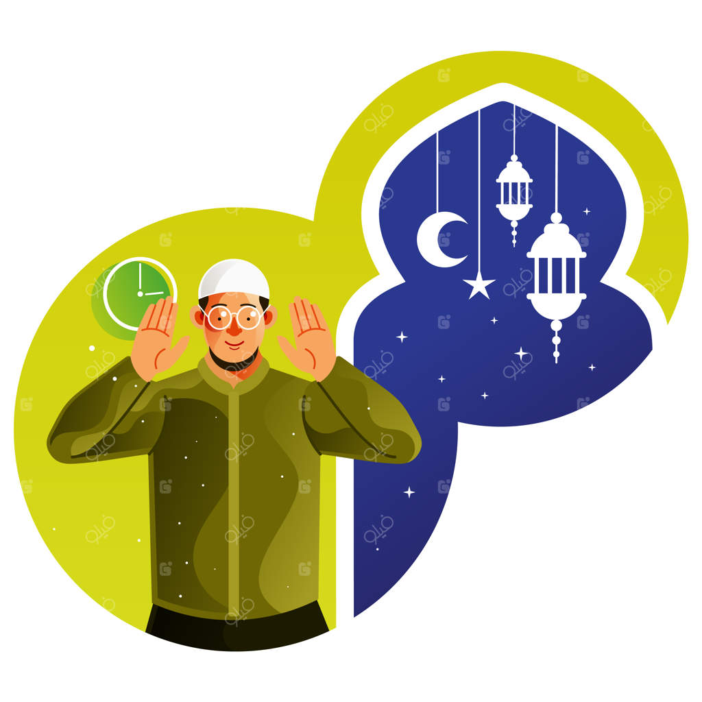 نماز مسلمانان در نیمه‌شب