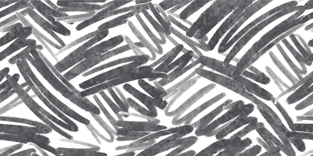 خطوط طراحی دستی. الگوی خطی انتزاعی ساده، بدون درز و بی‌پایان. پس‌زمینه تکنولوژی. پس‌زمینه سیاه و سفید.