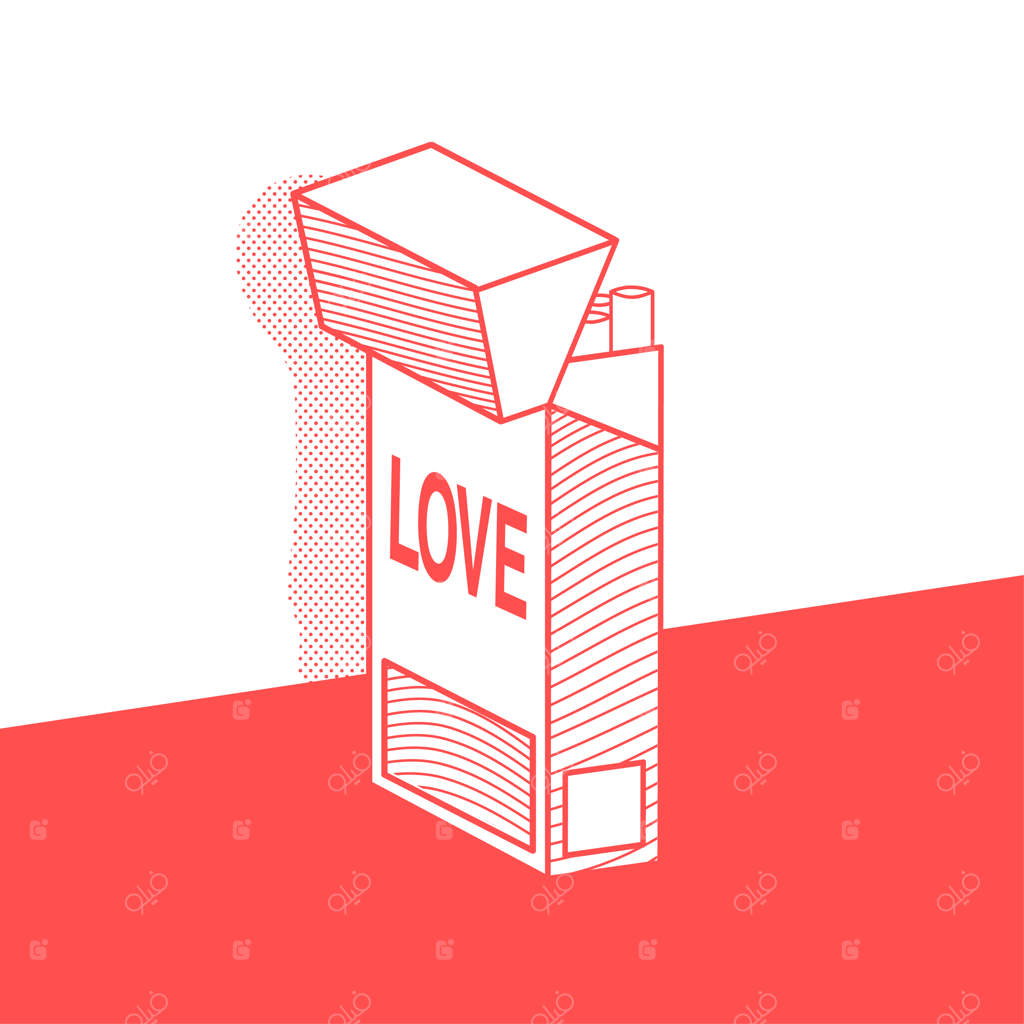 پاکت سیگار با نوشته عشق: تصاویر.