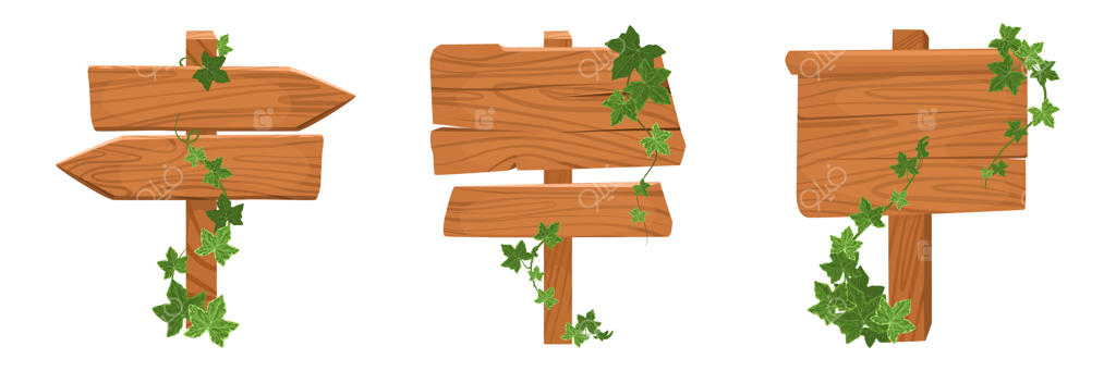 ترکیب تابلوهای چوبی بی‌مقصد