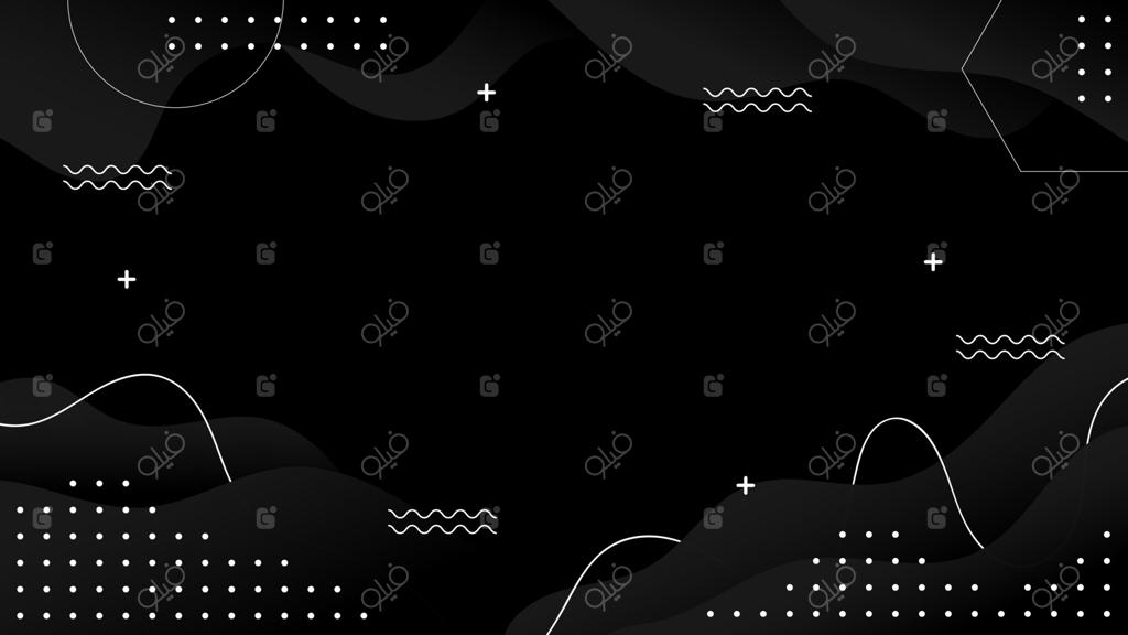 طراحی پس‌زمینه با اشکال هندسی مشکی