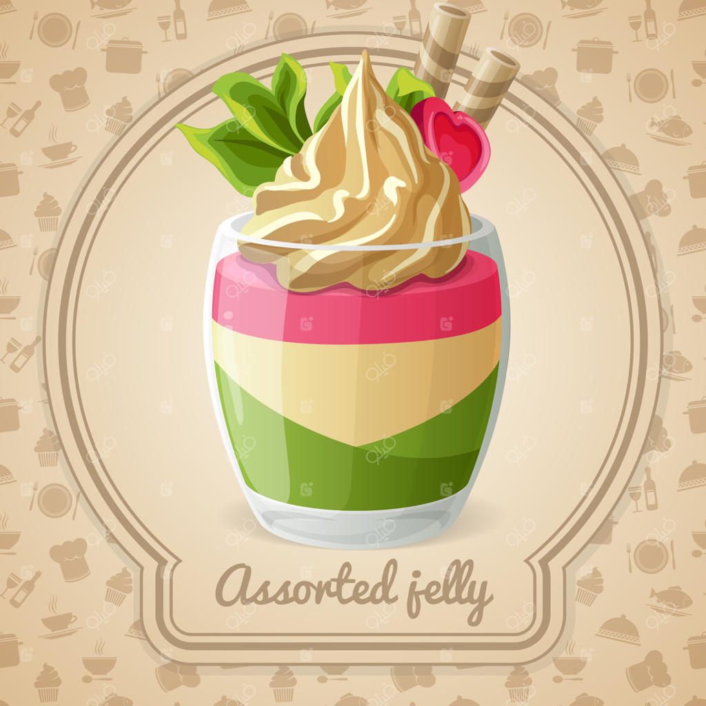 تصویری از انواع ژله‌های مختلف