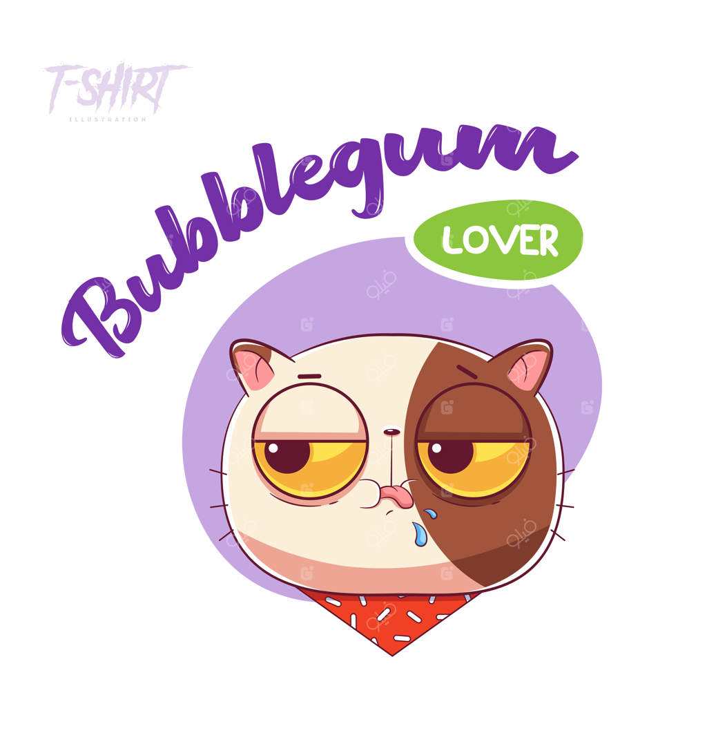 چاپ طرح گربه شیرینی‌دوست روی تی‌شرت، سویشرت، قاب گوشی و سوغاتی‌ها