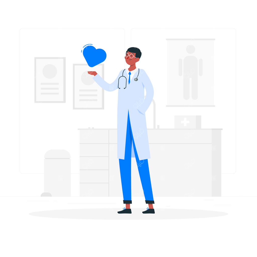 تصویرسازی مفهوم پزشک