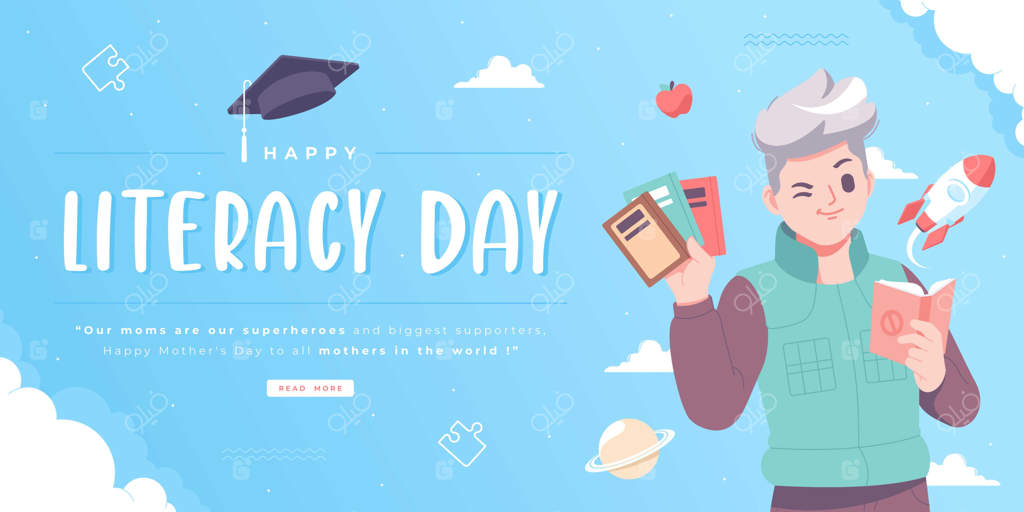 بنر روز جهانی سوادآموزی