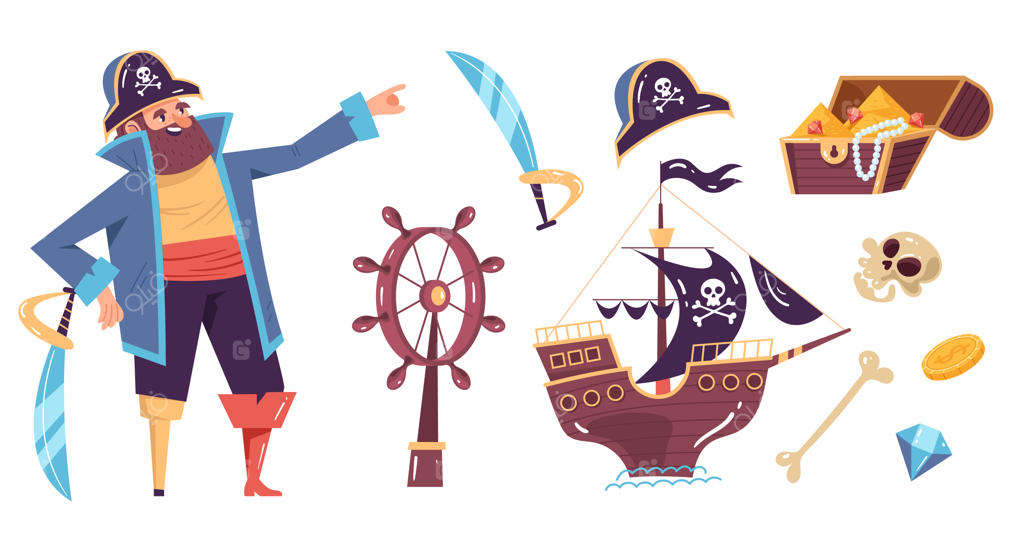 کاپیتان دزد دریایی: مجموعه‌ای از ابزارها و طراحی‌های گرافیکی