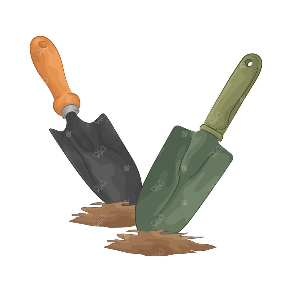 تصویر بیلچه باغبانی