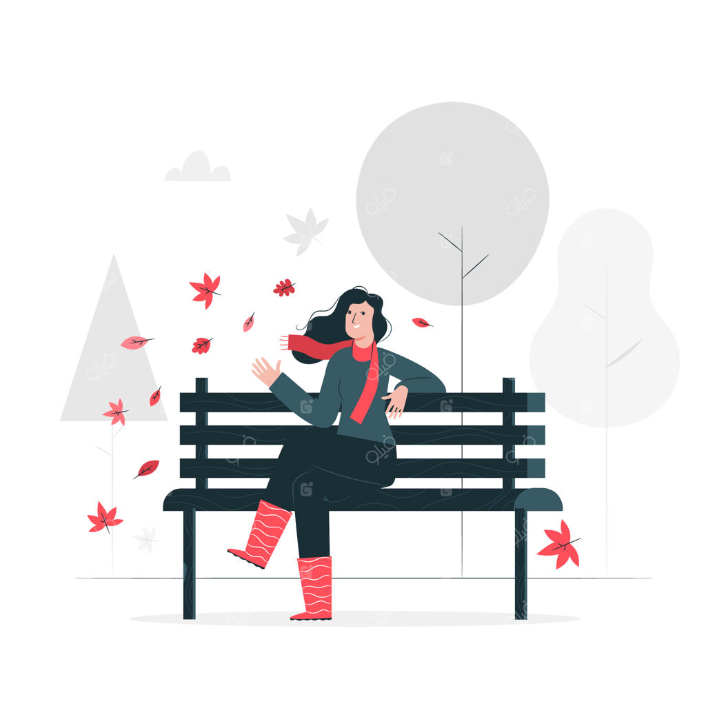 تصویرسازی مفهوم پاییز