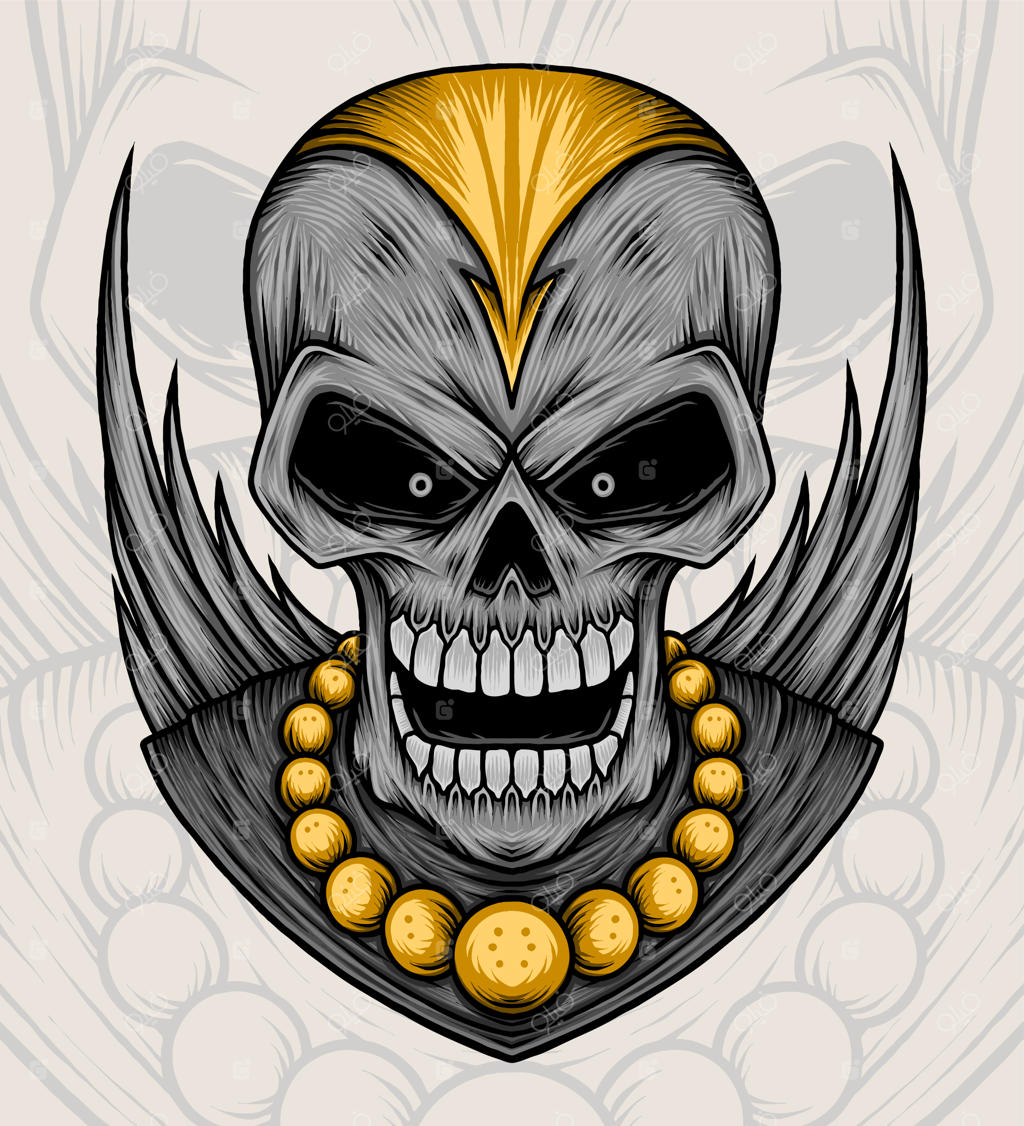 وکتور جمجمه شیطان