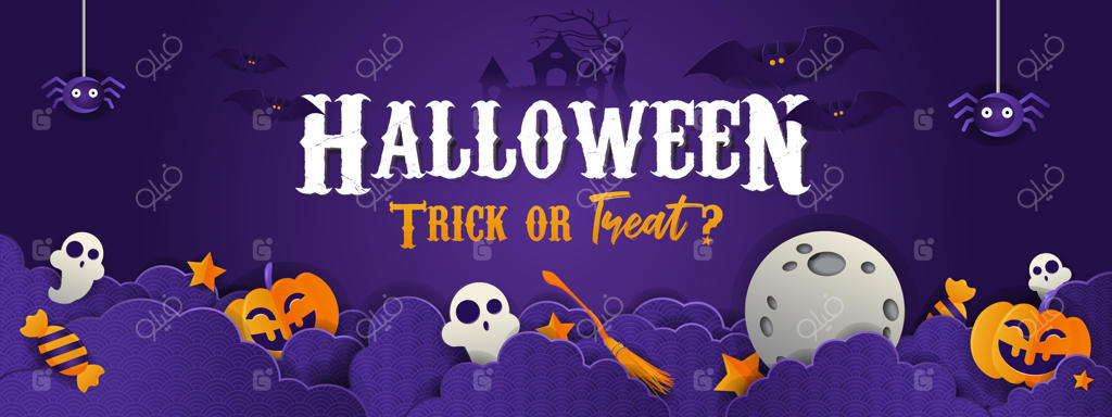 هالووین مبارک به سبک کاغذبری