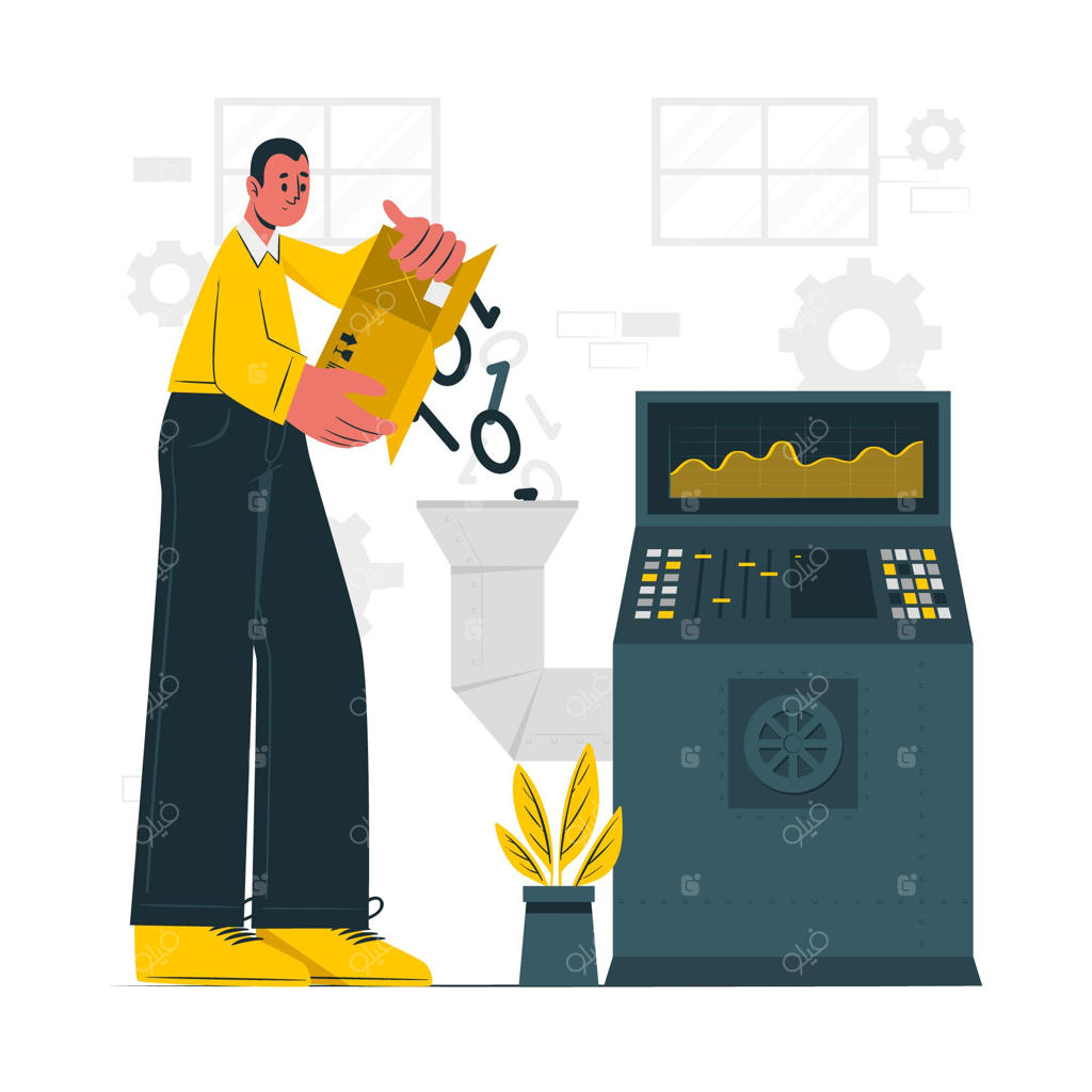 تصویرسازی مفهومی پردازش داده