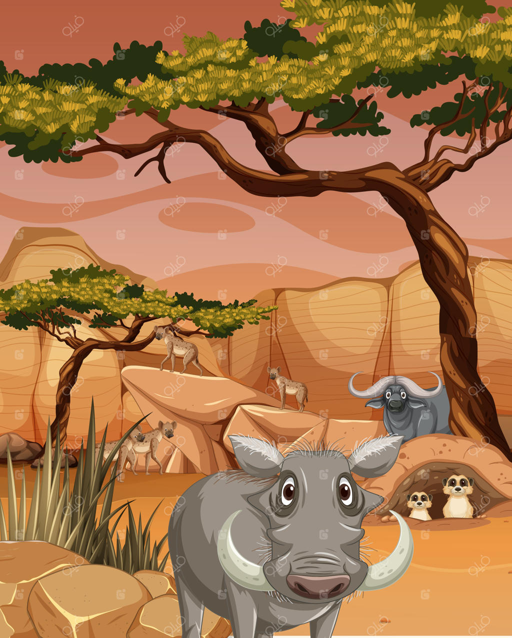 حیات وحش در علفزارهای گرمسیری