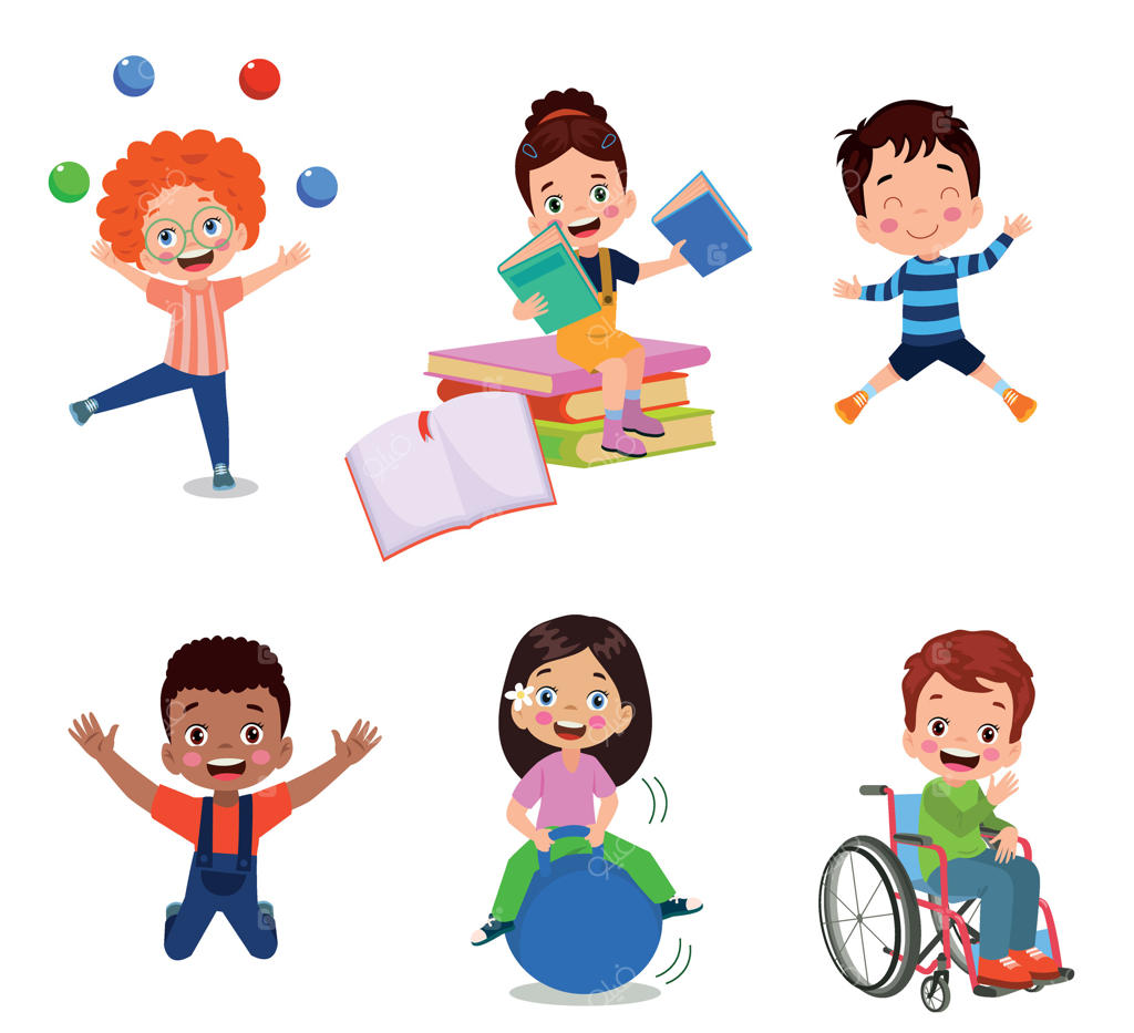 تصویری از دانش‌آموزان در حالت‌های مختلف