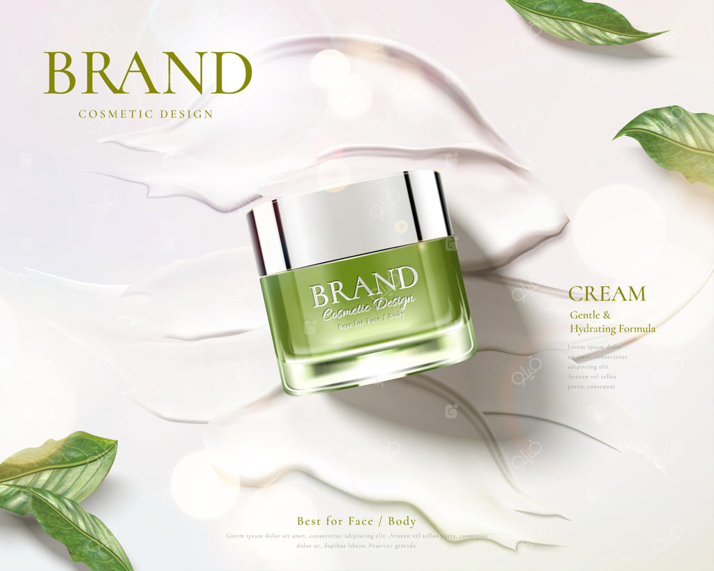 قالب تبلیغاتی محصولات زیبایی