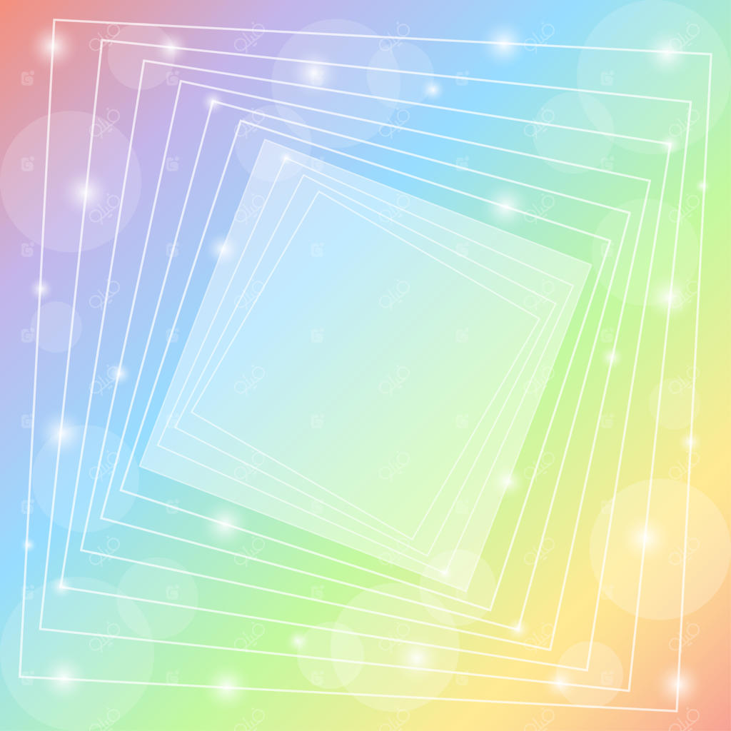 زمینه رنگین‌کمانی گرادینت با ترکیب پترن مربعی