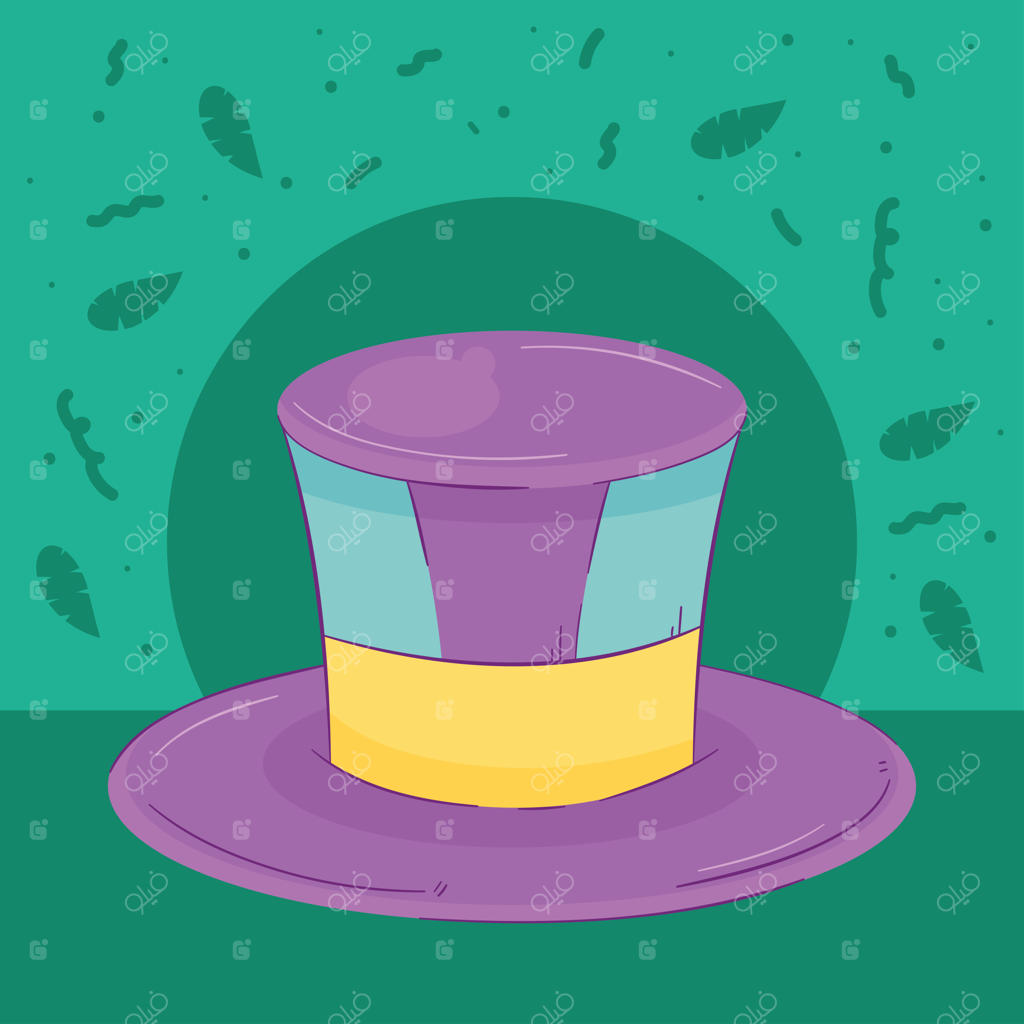 کلاه بنفش جشن ماردی گراس