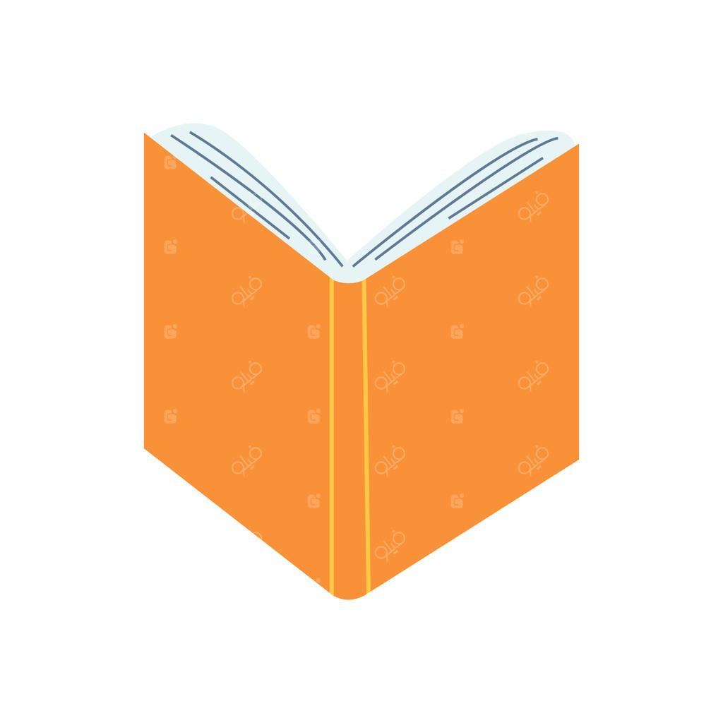 وکتور مفهومی روز جهانی کتاب، مطالعه و یادگیری با طرح کتاب باز به سبک کارتونی فلت