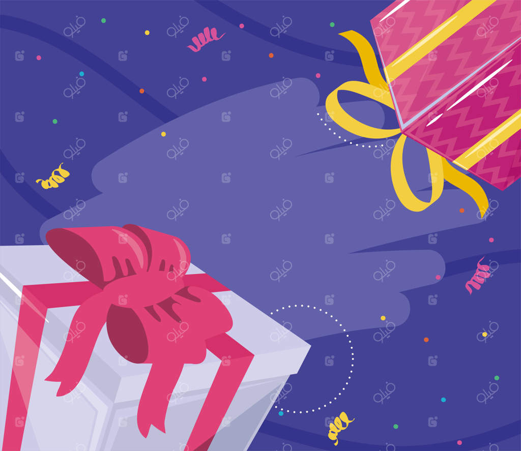 هدایای تولد و تزیینات با کاغذ رنگی