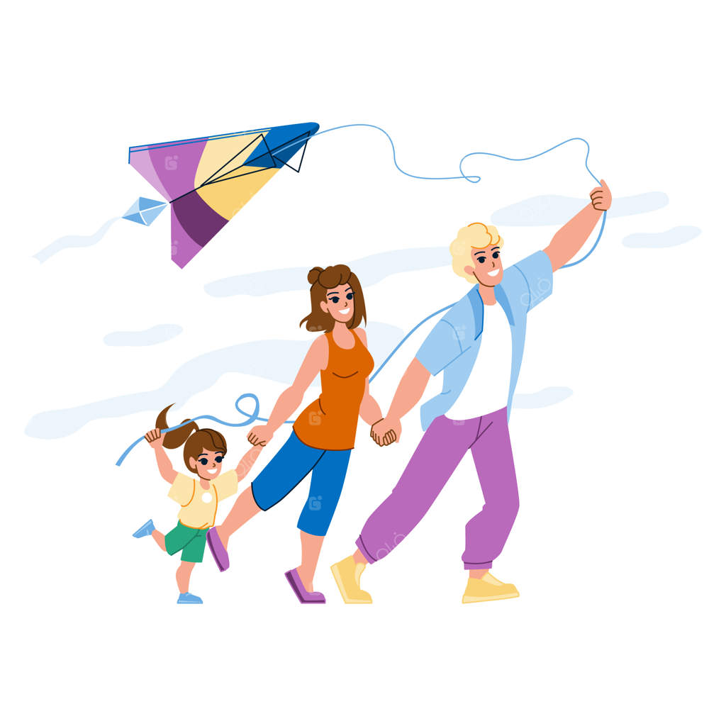 بادبادک خانوادگی وکتور