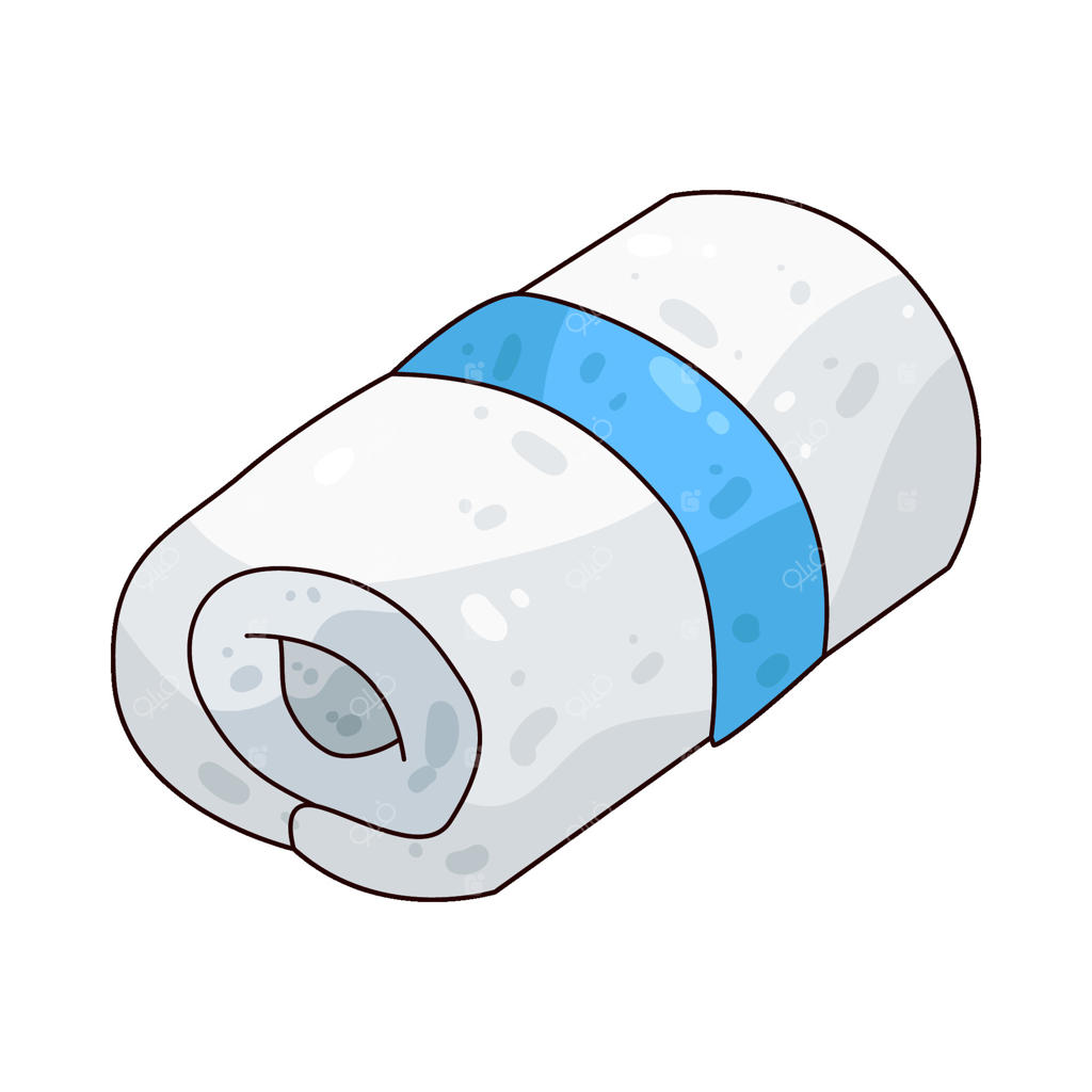 تصویری از حوله‌های آرایشگری لوله‌شده