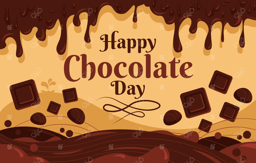 شکلات آب‌ شده خوشمزه در روز شکلات