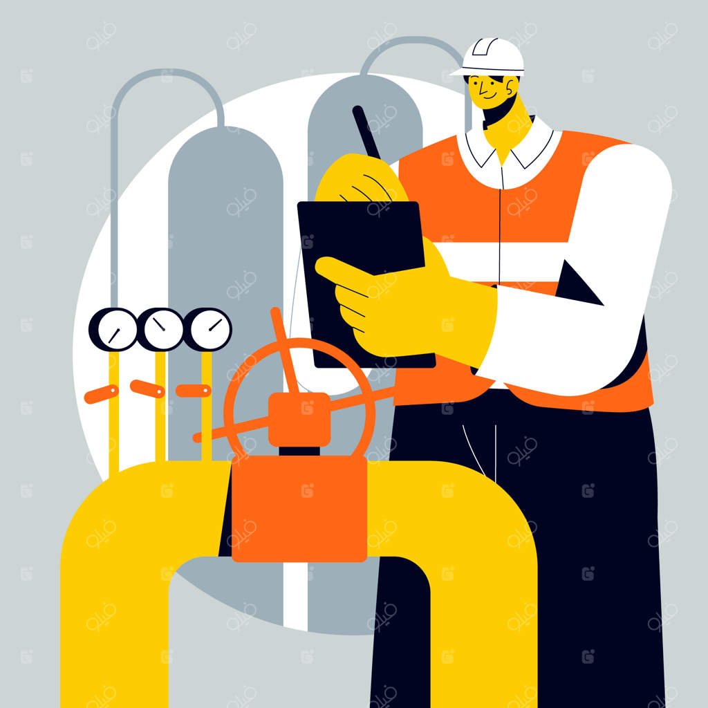 تصویر مهندسی دستی کشیده شده