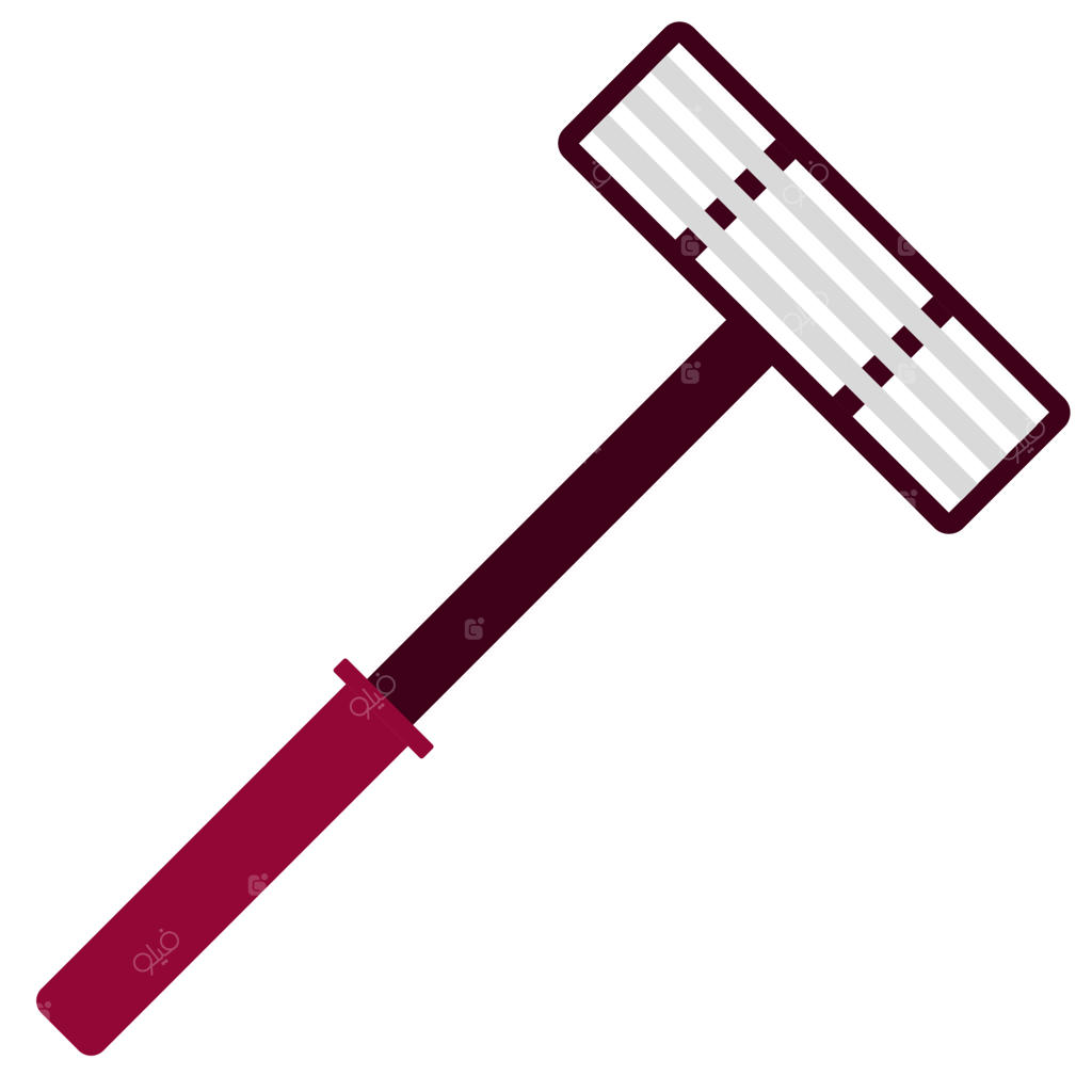 تیغ اصلاح، تصویرسازی، وکتور روی زمینه سفید. آرایشگر و آرایشگاه.