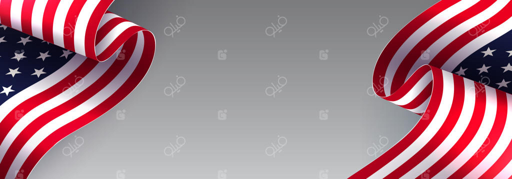 دو عنصر مجزا: تصویر پرچم آمریکا، نماد ملی ایالات متحده