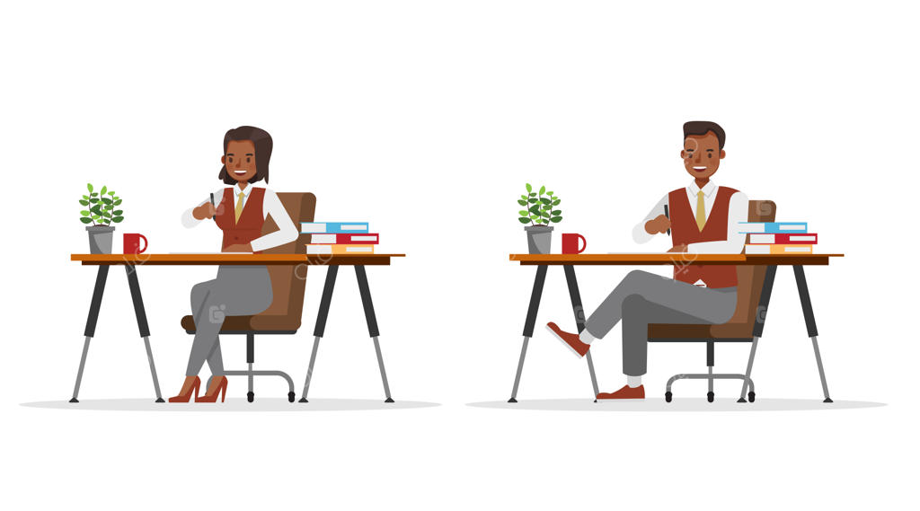 تصویرسازی کارمندان و تجار