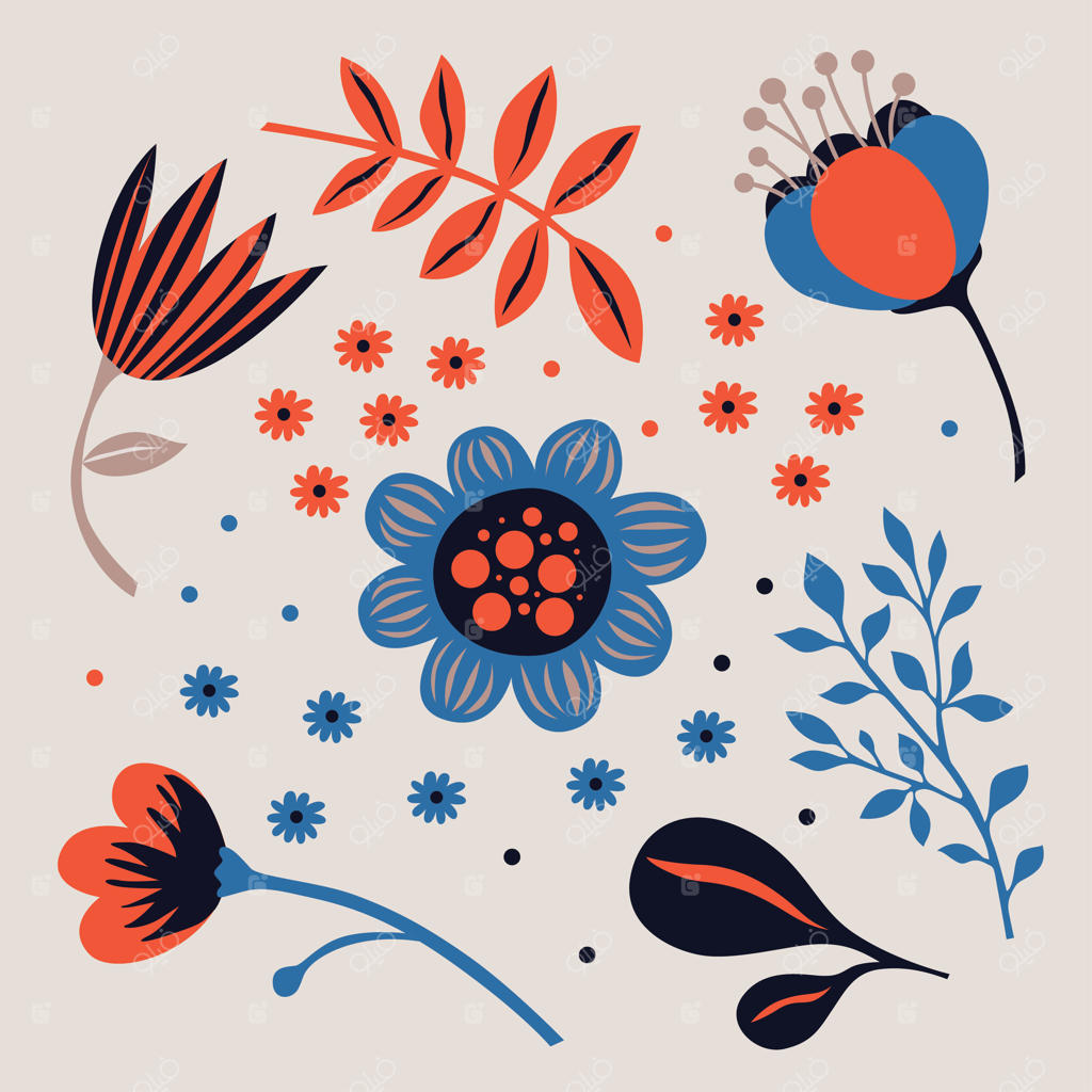 پک کلیپ‌آرت گل‌ها