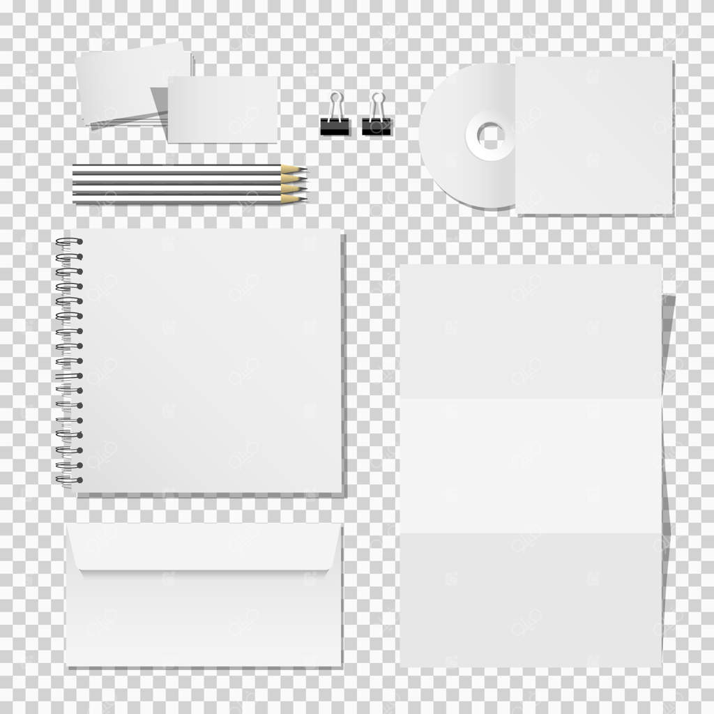 ست کامل طراحی مواد چاپی برای هویت سازمانی