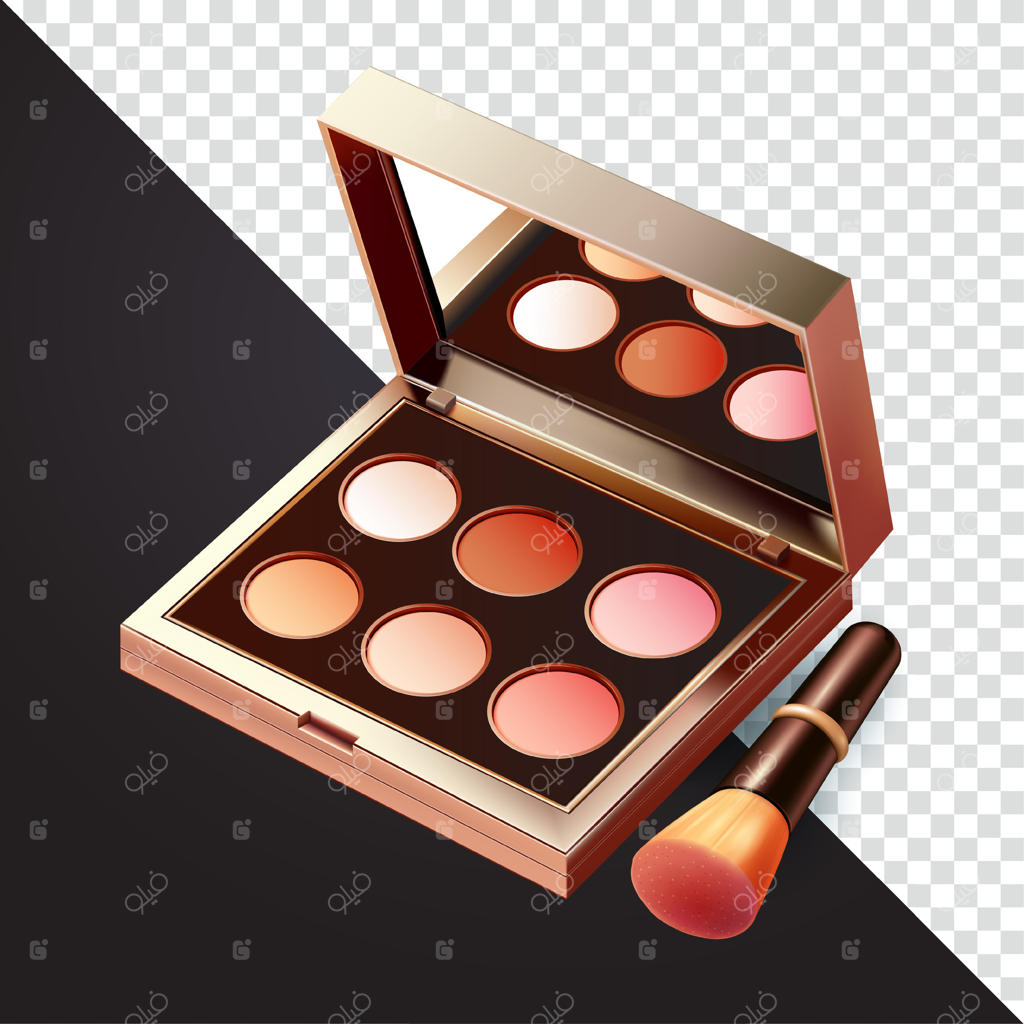 پالت سایه چشم سه‌بعدی: مناسب برای لوازم آرایشی و تبلیغات