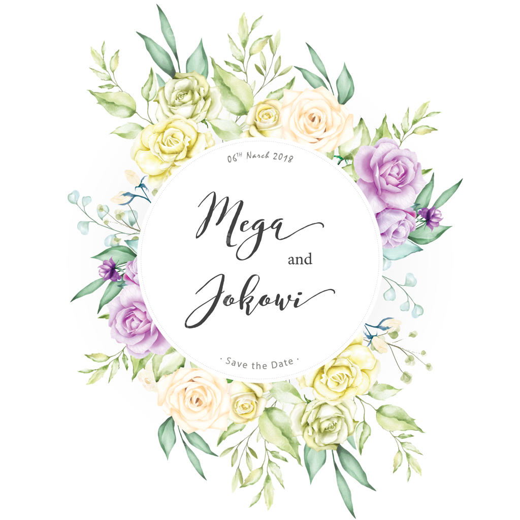 پس‌زمینه چند منظوره قاب گل‌های آبرنگی