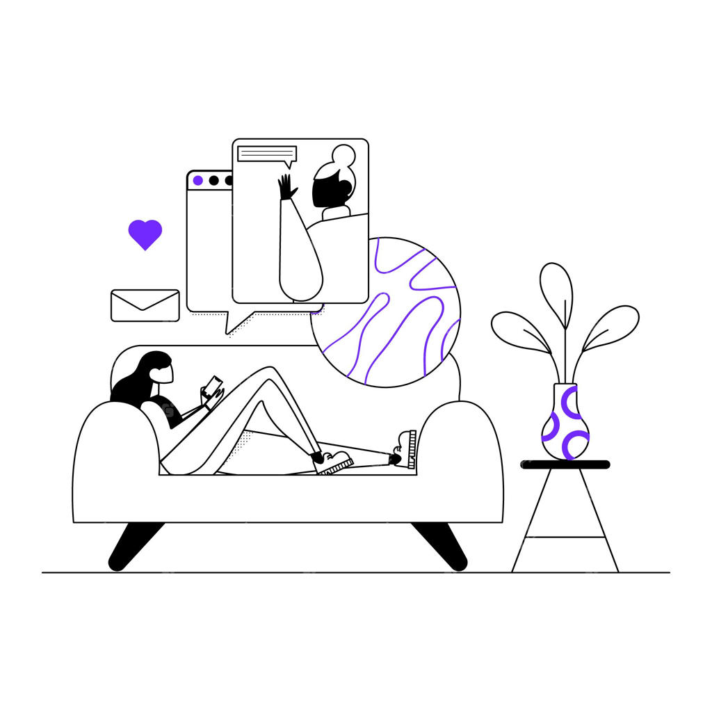 طراحی مسطح: کار فردی از خانه