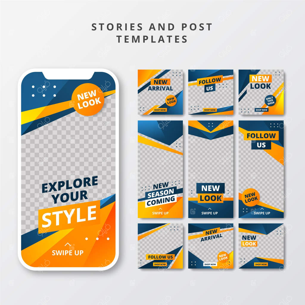 قالب‌های خلاقانه برای پست‌ها و استوری‌های شبکه‌های اجتماعی