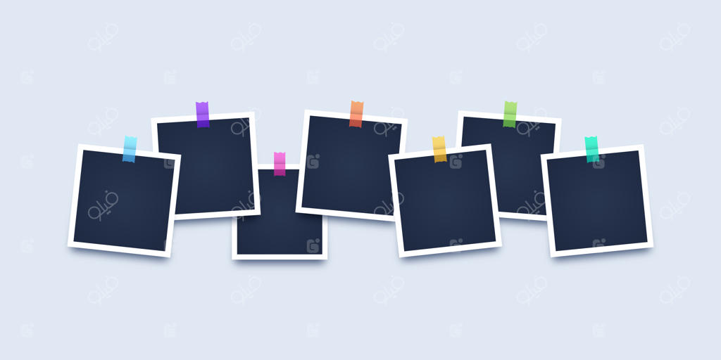 قاب عکس با نوار چسبی