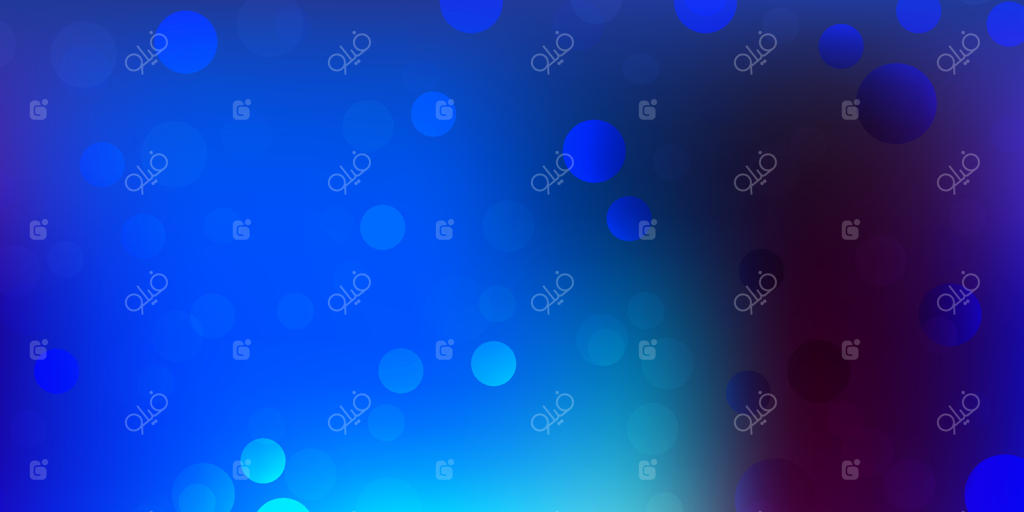 پترن برداری صورتی تیره و آبی با دایره‌ها.