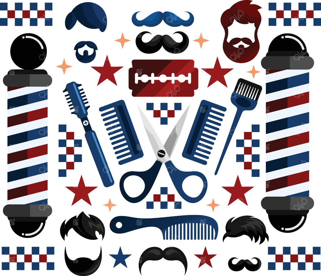 تصویرسازی عناصر آرایشگری